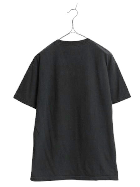 00s バンド ロゴ プリント Tシャツ メンズ レディース M / 古着 オールド ロック パンク ハードコア 音物 音楽 イラスト ヘビーウェイト 黒