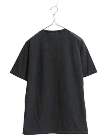 00s バンド ロゴ プリント Tシャツ メンズ レディース M / 古着 オールド ロック パンク ハードコア 音物 音楽 イラスト ヘビーウェイト 黒