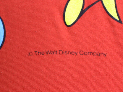 90s ミッキー プリント Tシャツ メンズ XXL / オールド キャラクター イラスト ジャズ グラフィック 大きいサイズ ディズニー オフィシャル