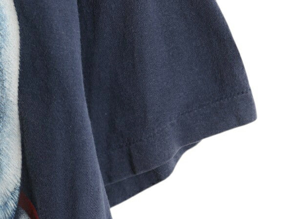 90s USA製 コカコーラ 企業 両面 プリント 半袖 Tシャツ メンズ L / オールド シロクマ キャラクター シングルステッチ ヘビーウェイト 紺