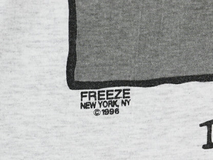 90s FREEZE キャラクター プリント Tシャツ メンズ XXL / オールド アート イラスト グラフィック メッセージ ヘビーウェイト 大きいサイズ