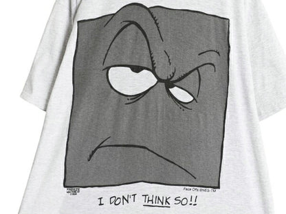 90s FREEZE キャラクター プリント Tシャツ メンズ XXL / オールド アート イラスト グラフィック メッセージ ヘビーウェイト 大きいサイズ