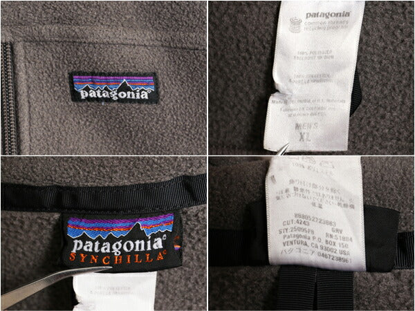 パタゴニア シンプル シンチラ ジャケット メンズ XL アウトドア 08年製 PATAGONIA フリース ブルゾン ジャンパー フルジップ 大きいサイズ
