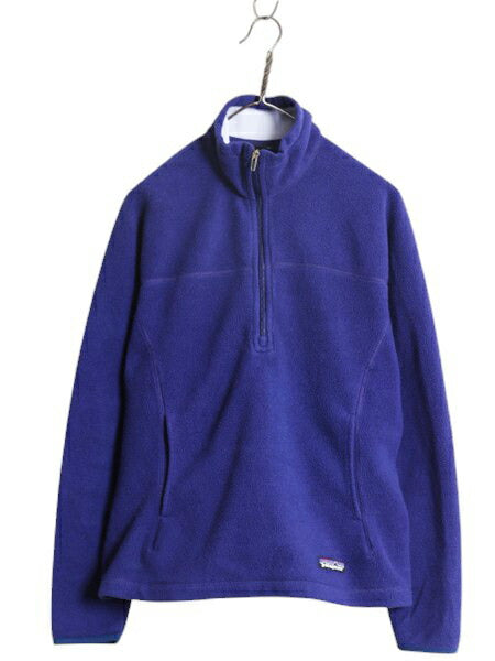 パタゴニア シンチラ マースピアル フリース ジャケット レディース L 古着 10年製 Patagonia アウトドア プルオーバー ハーフジップ 廃盤