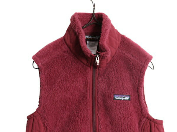 パタゴニア レトロX フリース ベスト レディース XS 古着 06年製 Patagonia 重ね着 アウトドア パイル フルジップ 前開き ハイネック 廃盤