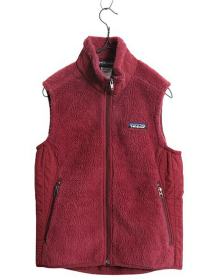 パタゴニア レトロX フリース ベスト レディース XS 古着 06年製 Patagonia 重ね着 アウトドア パイル フルジップ 前開き ハイネック 廃盤