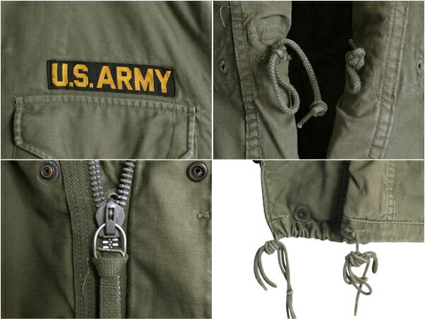 60s 米軍実物 US ARMY M-51 フィールド ジャケット MEDIUM REGULAR 61年製 ヴィンテージ ミリタリー アーミー 軍物 M51 ジャンパー カーキ