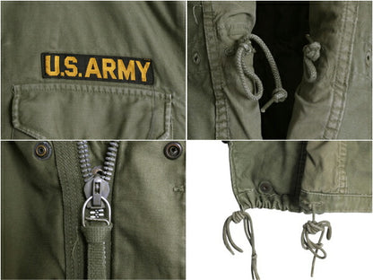 60s 米軍実物 US ARMY M-51 フィールド ジャケット MEDIUM REGULAR 61年製 ヴィンテージ ミリタリー アーミー 軍物 M51 ジャンパー カーキ