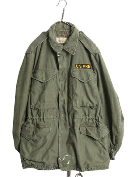 60s 米軍実物 US ARMY M-51 フィールド ジャケット MEDIUM REGULAR 61年製 ヴィンテージ ミリタリー アーミー 軍物 M51 ジャンパー カーキ