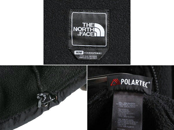 ノースフェイス デナリ ジャケット レディース M / The North Face DENALI アウトドア フリース ナイロン ブラック ブルゾン ジャンパー 黒