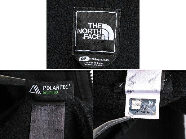 ノースフェイス デナリ ジャケット レディース S / The North Face DENALI アウトドア フリース ナイロン ブルゾン ブラック ジャンパー 黒
