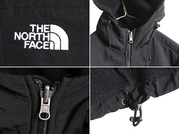 ノースフェイス フード付き デナリ ジャケット レディース S The North Face Denali フリース パーカー ジャンパー アウトドア ブルゾン 黒