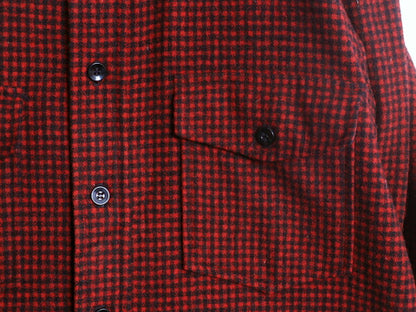 70s USA製 ウールリッチ ギンガム チェック 長袖 ウール シャツ メンズ L 古着 ヴィンテージ 旧タグ 長袖シャツ ポケット付き マルチカラー