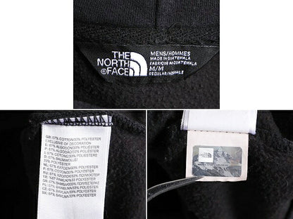ノースフェイス プリント スウェット フード パーカー メンズ M The North Face プルオーバー 裏起毛 トレーナー ブラック アウトドア 薄手