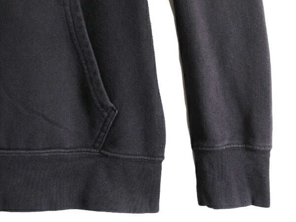 ノースフェイス プリント スウェット フード パーカー メンズ M The North Face プルオーバー 裏起毛 トレーナー ブラック アウトドア 薄手