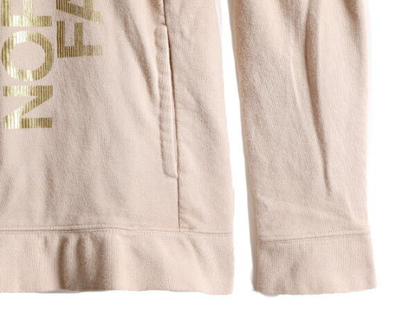 ノースフェイス プリント スウェット フード パーカー レディース S / The North Face トレーナー 裏起毛 プルオーバー アウトドア 2トーン