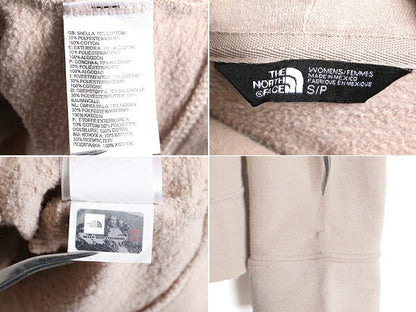 ノースフェイス プリント スウェット フード パーカー レディース S / The North Face トレーナー 裏起毛 プルオーバー アウトドア 2トーン