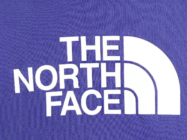 ノースフェイス プリント スウェット フード パーカー メンズ M 古着 The North Face プルオーバー 裏起毛 トレーナー アウトドア 薄手 青