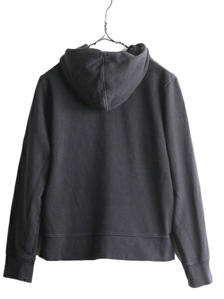 ノースフェイス プリント スウェット フード パーカー レディース M The North Face プルオーバー 裏起毛 トレーナー ブラック アウトドア