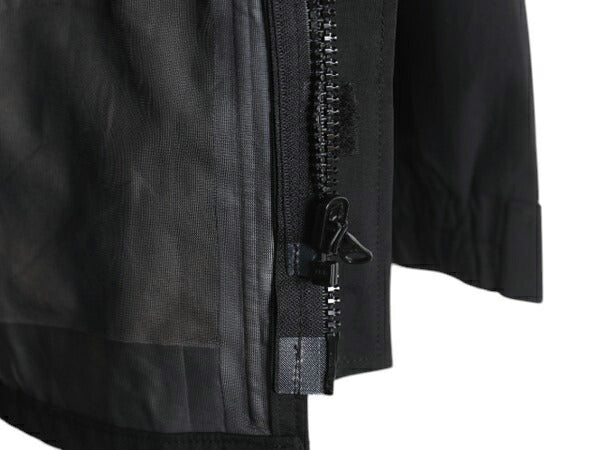 18年製 米軍実物 USN ネイビー ゴアテックス ジャケット SMALL XX-SHORT NAVY CWP 収納 フード パーカー マウンテンパーカー 無地 ブラック