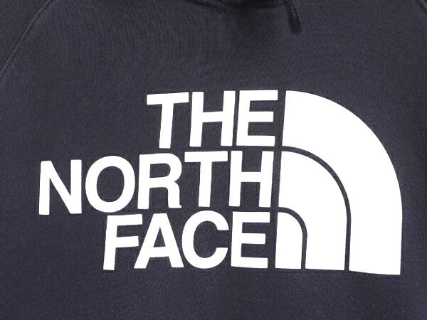 ノースフェイス プリント スウェット フード パーカー レディース M / 古着 The North Face プルオーバー 裏起毛 トレーナー アウトドア 紺