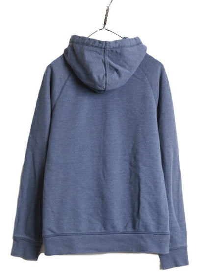 ノースフェイス プリント スウェット フード パーカー レディース L / The North Face プルオーバー 裏起毛 トレーナー アウトドア 星条旗