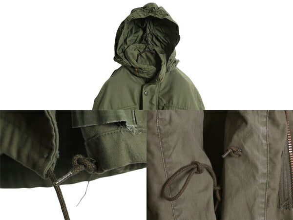 70s 米軍実物 US ARMY M-65 フィールド ジャケット SMALL SHORT 72年製 ヴィンテージ ミリタリー ジャンパー ブルゾン 軍物 3rd ブラス M65