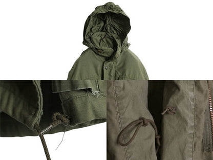 70s 米軍実物 US ARMY M-65 フィールド ジャケット SMALL SHORT 72年製 ヴィンテージ ミリタリー ジャンパー ブルゾン 軍物 3rd ブラス M65
