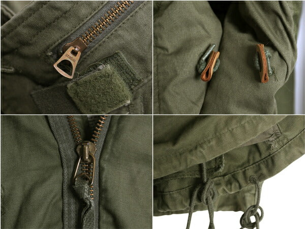 70s 80s USA製 ALPHA INDUSTRIES 社製 M-65 フィールド ジャケット X-SMALL REGULAR / 民間 ヴィンテージ アルファ ミリタリー 3rd ブラス