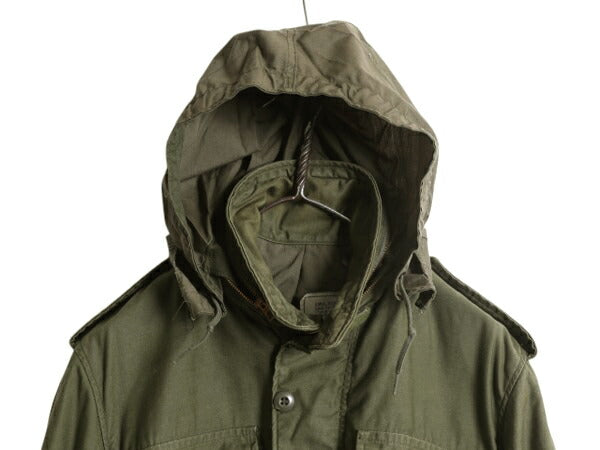 70s 80s USA製 ALPHA INDUSTRIES 社製 M-65 フィールド ジャケット X-SMALL REGULAR / 民間 ヴィンテージ アルファ ミリタリー 3rd ブラス