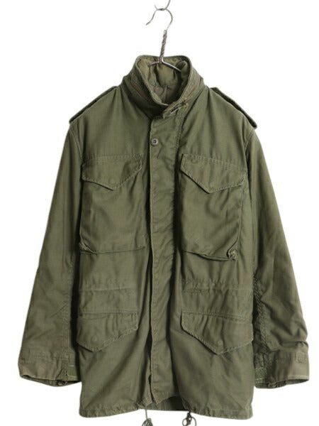 70s 80s USA製 ALPHA INDUSTRIES 社製 M-65 フィールド ジャケット X-SMALL REGULAR / 民間 ヴィンテージ アルファ ミリタリー 3rd ブラス
