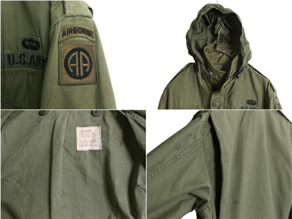 60s ALPHA 社製 米軍実物 US ARMY M-65 フィールド ジャケット SMALL LONG 69年製 ヴィンテージ ミリタリー ジャンパー 軍物 2nd アルミ 緑