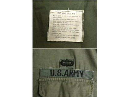 60s ALPHA 社製 米軍実物 US ARMY M-65 フィールド ジャケット SMALL LONG 69年製 ヴィンテージ ミリタリー ジャンパー 軍物 2nd アルミ 緑