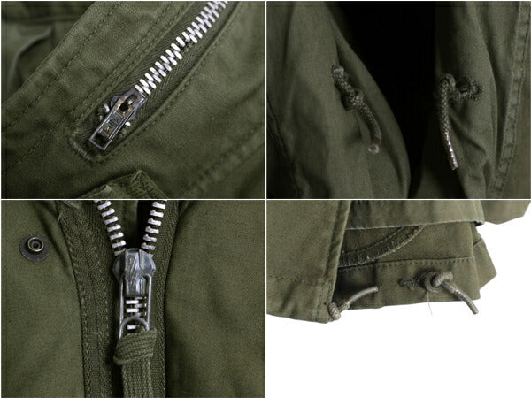 70s 米軍実物 US ARMY M-65 フィールド ジャケット MEDIUM REGULAR 70年製 ヴィンテージ ミリタリー ジャンパー ブルゾン 軍物 2nd アルミ