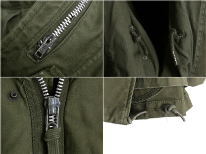 70s 米軍実物 US ARMY M-65 フィールド ジャケット MEDIUM REGULAR 70年製 ヴィンテージ ミリタリー ジャンパー ブルゾン 軍物 2nd アルミ
