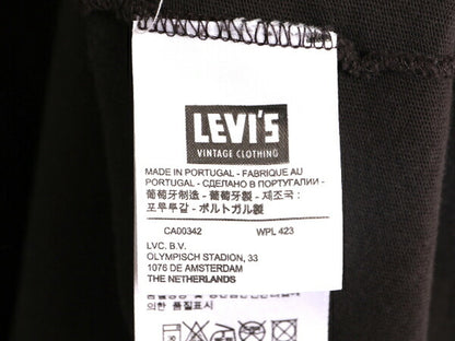 リーバイス ポケット付き 無地 半袖 Tシャツ メンズ XL / 古着 LEVIS ポケT シングルステッチ ブラック 大きいサイズ コットン ステッチ 黒