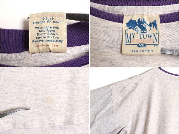 90s USA製 メッセージ プリント Tシャツ メンズ XL / 90年代 オールド グラフィック 当時物 大きいサイズ ヘビーウェイト シングルステッチ