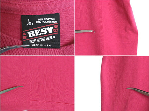 90s USA製 フォルクスワーゲン ロゴ プリント Tシャツ メンズ L / 古着 オールド ビートル VW 旧車 メッセージ シングルステッチ イラスト
