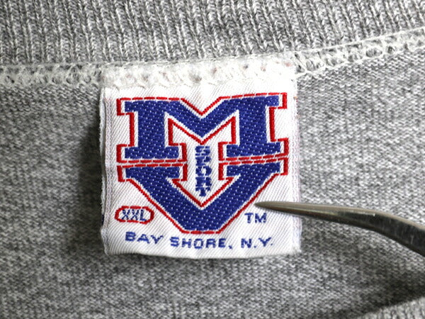90s 3段 カレッジ プリント Tシャツ メンズ XXL 古着 オールド UCLA ヘビーウェイト シングルステッチ カットソー 大きいサイズ 2XL グレー