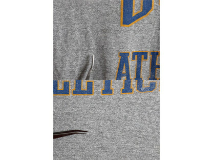 90s 3段 カレッジ プリント Tシャツ メンズ XXL 古着 オールド UCLA ヘビーウェイト シングルステッチ カットソー 大きいサイズ 2XL グレー