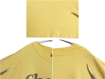 00s Cheerios 企業 ロゴ イラスト プリント Tシャツ メンズ XL オールド 当時物 グラフィック ヘビーウェイト 大きいサイズ カットソー 黄