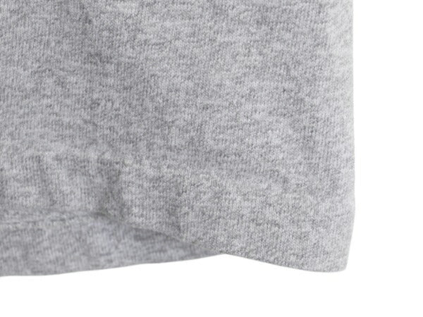 90s USA製 2段 カレッジ プリント Tシャツ メンズ L / 古着 オールド ヘビーウェイト シングルステッチ カットソー 霜降り グレー シンプル