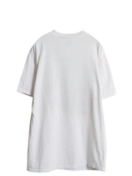 90s ジョーク メッセージ プリント Tシャツ メンズ L / 古着 オールド グラフィック アート イラスト ヘビーウェイト カットソー ホワイト