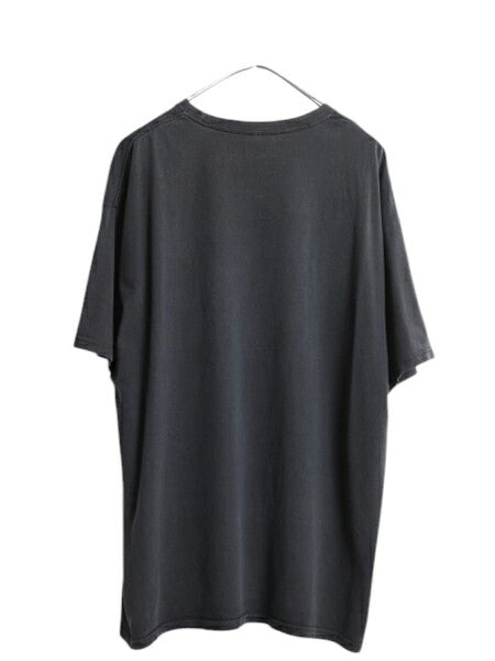 KORN スカル ロゴ イラスト プリント Tシャツ メンズ XXL / オフィシャル バンド ロック メタル グラフィック 大きいサイズ 2XL ブラック