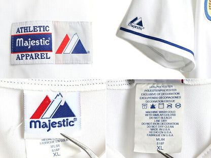 デッドストック USA製 MLB オフィシャル Majestic チェイサーズ ベースボール シャツ メンズ XL 新品 ゲームシャツ ユニフォーム 大リーグ
