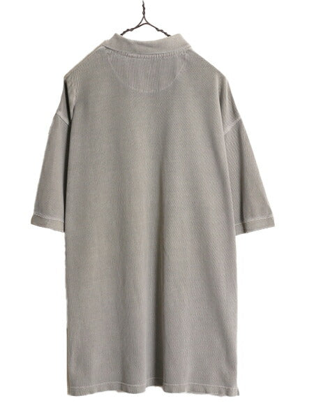 90s OLD GAP コットン ピケ 半袖 ポロシャツ メンズ XL / 90年代 オールド ギャップ 無地 半袖シャツ ヘビーウェイト 大きいサイズ 鹿の子