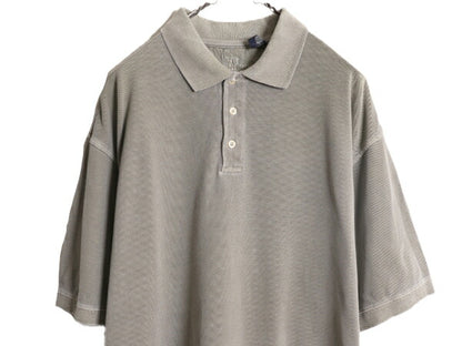 90s OLD GAP コットン ピケ 半袖 ポロシャツ メンズ XL / 90年代 オールド ギャップ 無地 半袖シャツ ヘビーウェイト 大きいサイズ 鹿の子