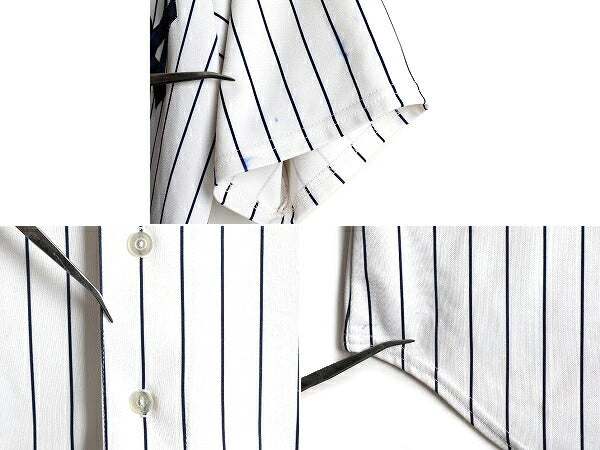 ■ MLB オフィシャル Majestic ヤンキース ベースボール シャツ メンズ S 程 / ゲームシャツ ユニフォーム メジャーリーグ 大リーグ 野球