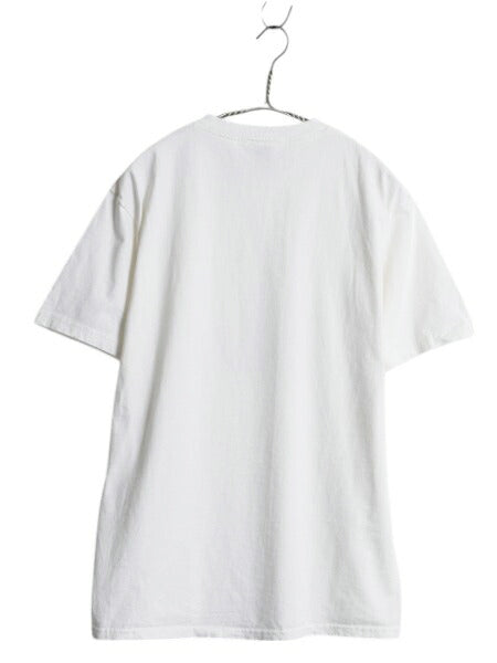 00s フェレット イラスト プリント 半袖 Tシャツ メンズ レディース M オールド アニマル アート グラフィック カットソー ヘビーウェイト