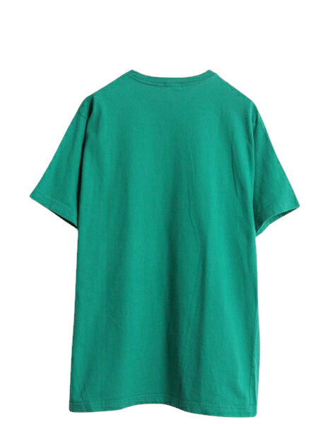 90s USA製 ジェイクルー ポケット付き 無地 半袖 Tシャツ メンズ XL 古着 ポケT カットソー クルーネック ヘビーウェイト 大きいサイズ 緑